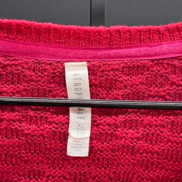 Aeropostale Pink Knit Sweater Cardigan - Picture 3 of 5